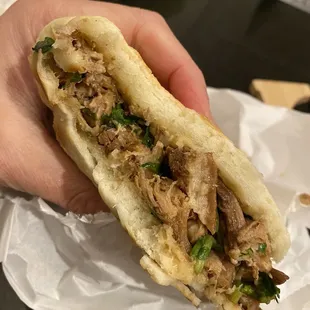 A19. Chinese Pork Belly burger (2 pcs) - really good and huge!  Such a steal for $9.99 for 2 of them