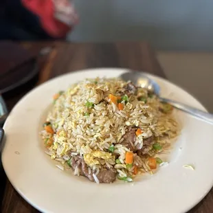 Beef fried rice