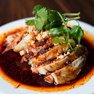 Chicken in Chili Oil (Clod Dish)