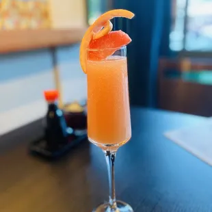 Grape fruit mimosa