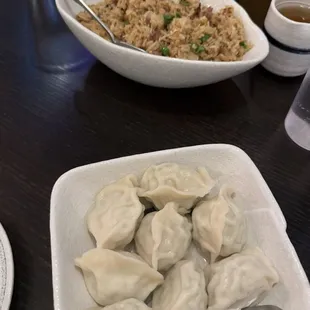 Boiled Pork and Chive Dumplings