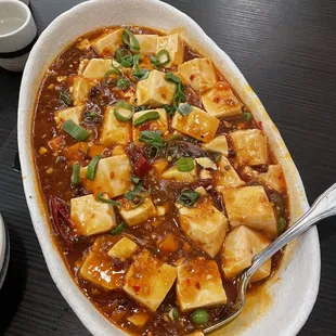 Numb Tongue Pepper Mapo Tofu