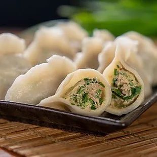 pork/green chieves dumpling