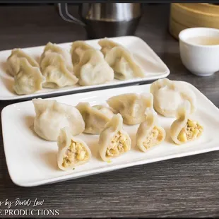 Chicken &amp;corn dumpling