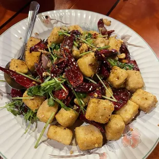 Crispy Spicy Tofu
