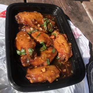 Dry-Fried Chicken Wings
