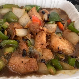 Fish Fillets in Black Bean Sauce