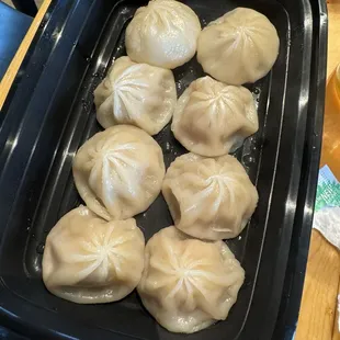 Soup dumplings (xiao long bao)