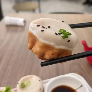 Pan fried pork bao to die for