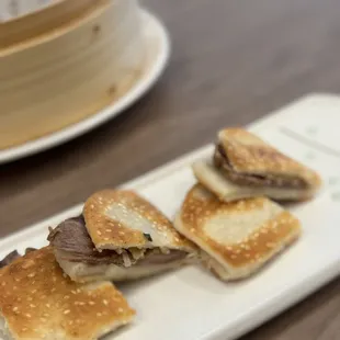 Seasoned beef pockets