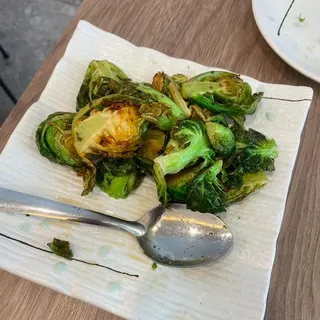 Brussels Sprouts with Truffle Salt /