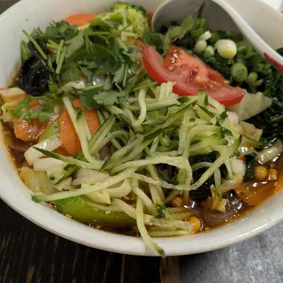 42. Vegetables hot and sour sweet potato rice noodle soup