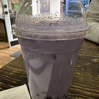 B5. Taro boba milk tea