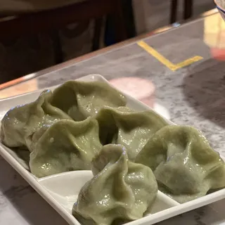 Bok Choy Mushroom Dumpling