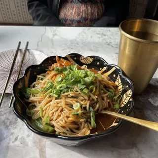 Garlic Tofu Rice Noodle Soup