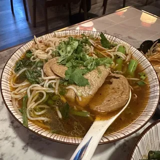 Mock Duck Rice Noodle Soup