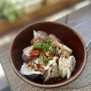 Chili pork dumplings - (3/5 stars)