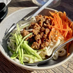 Beijing Noodles (ground pork and soybean sauce)