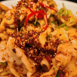 Chili Pork Dumplings =