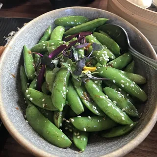 Sauteed & Gingered Snap Peas