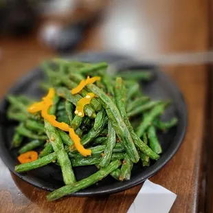 Garlic string beans