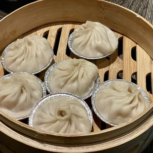 Pork XLB Dumplings $11.00 (good only one there hot)