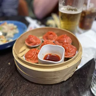 Tom yum soup dumpling