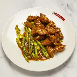 filet mignon with asparagus