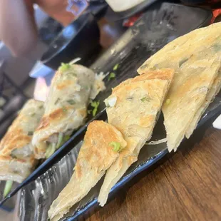 Beef Roll, Scallion Pancakes