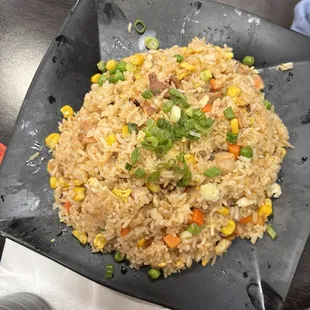 Chicken teriyaki fried rice