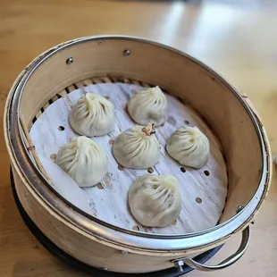 Pork and mushroom dumplings