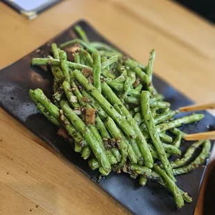 Green beans with pork
