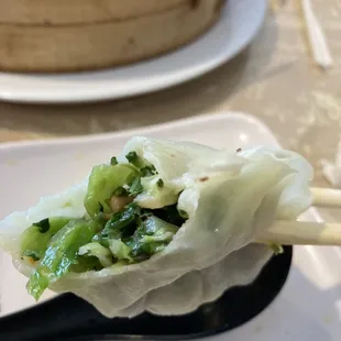 Steamed veg dumplings