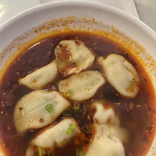 Pork & Scallion Spicy And Sour Dumplings