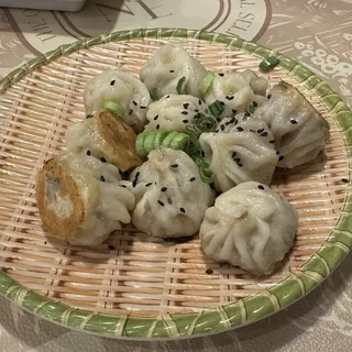 Pan-Fried Thumb Bun-Pork And Scallion (10)