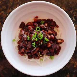 Eggplant & Minced Pork Noodle (Dry)