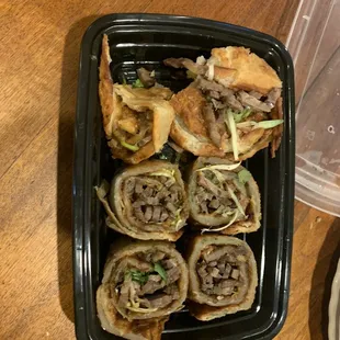 A15. Scallion Pancake Beef Roll