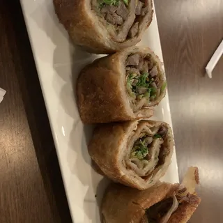 A13. Scallion Pancake Beef Roll