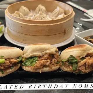 Braised Mushrooms with Greens