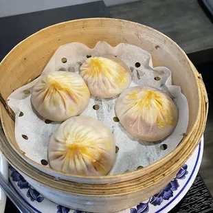 Spicy xiao long baos