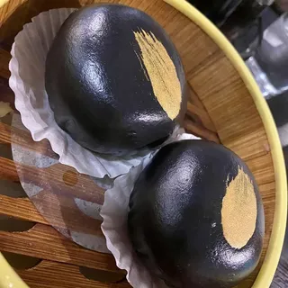 2. Black Lava Custard Bao