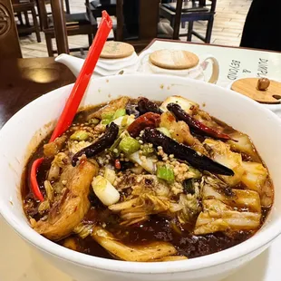 Szechuan Spicy Boil Fish
