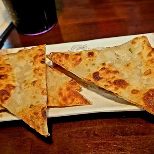 Loved the green onion pancakes.  I have always wanted to try these, and they did not disappoint .