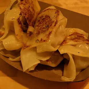 Fancier pork pot stickers