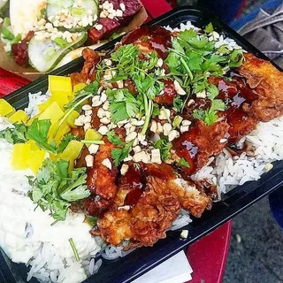 Fried Chicken Rice Bowl