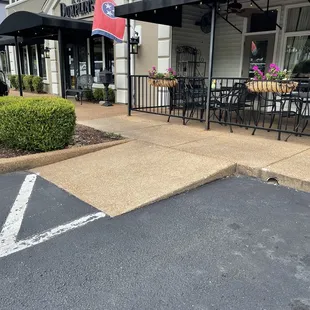 empty parking lot