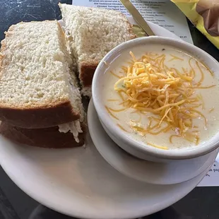 Chicken salad sandwich.