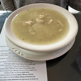 Chicken and dumplings.