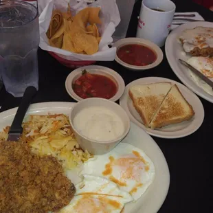 3-Chicken Fried Steak meals