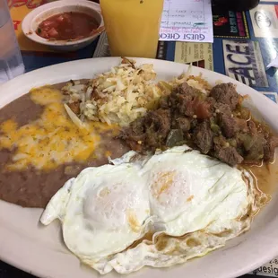 Chile Verde breakfast plate. Man it was good.